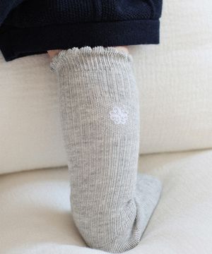 [BABY] 골지 양말 그레이