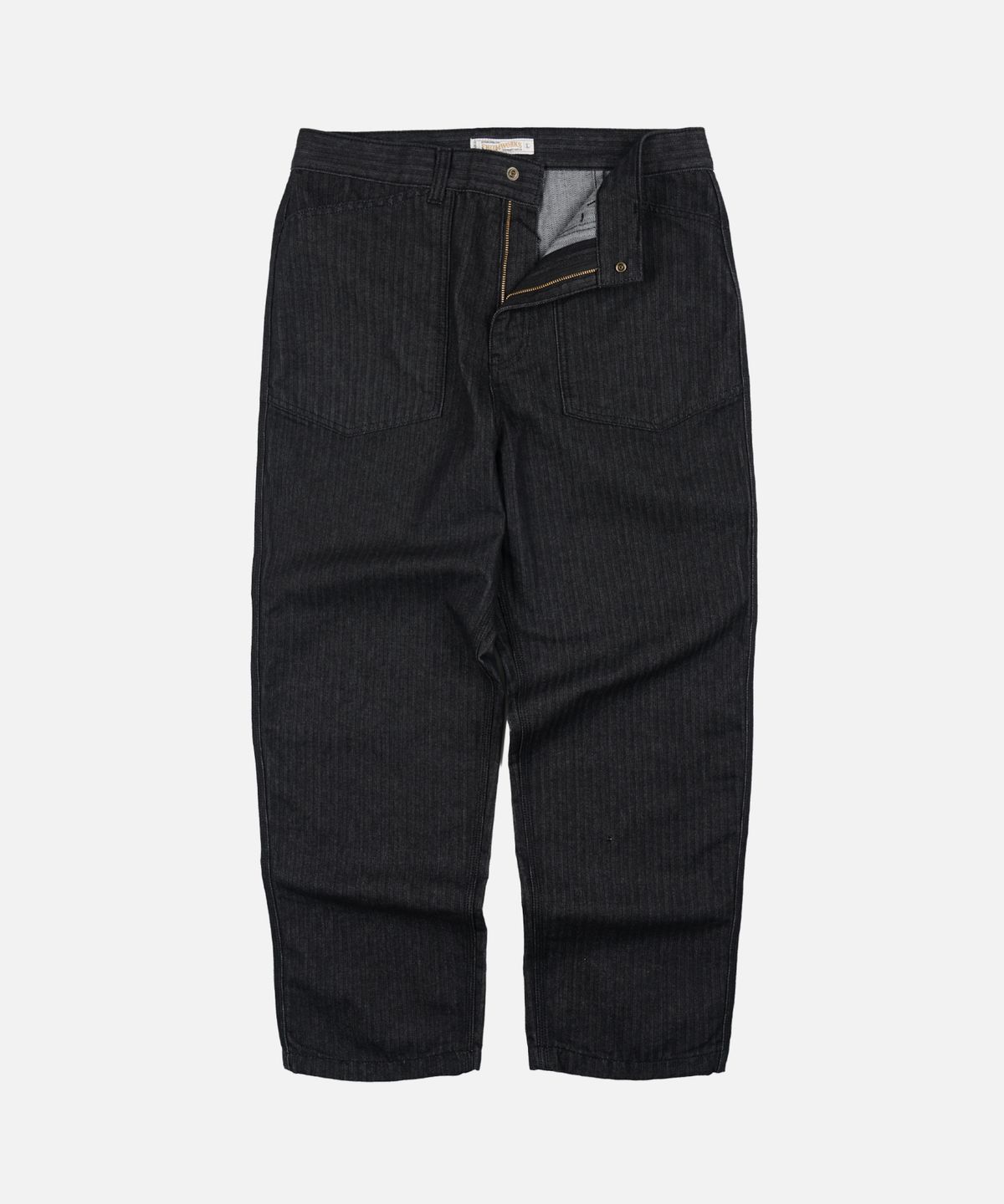 프리즘웍스(FRIZMWORKS) ARMY DENIM FATIGUE PANTS _ BLACK