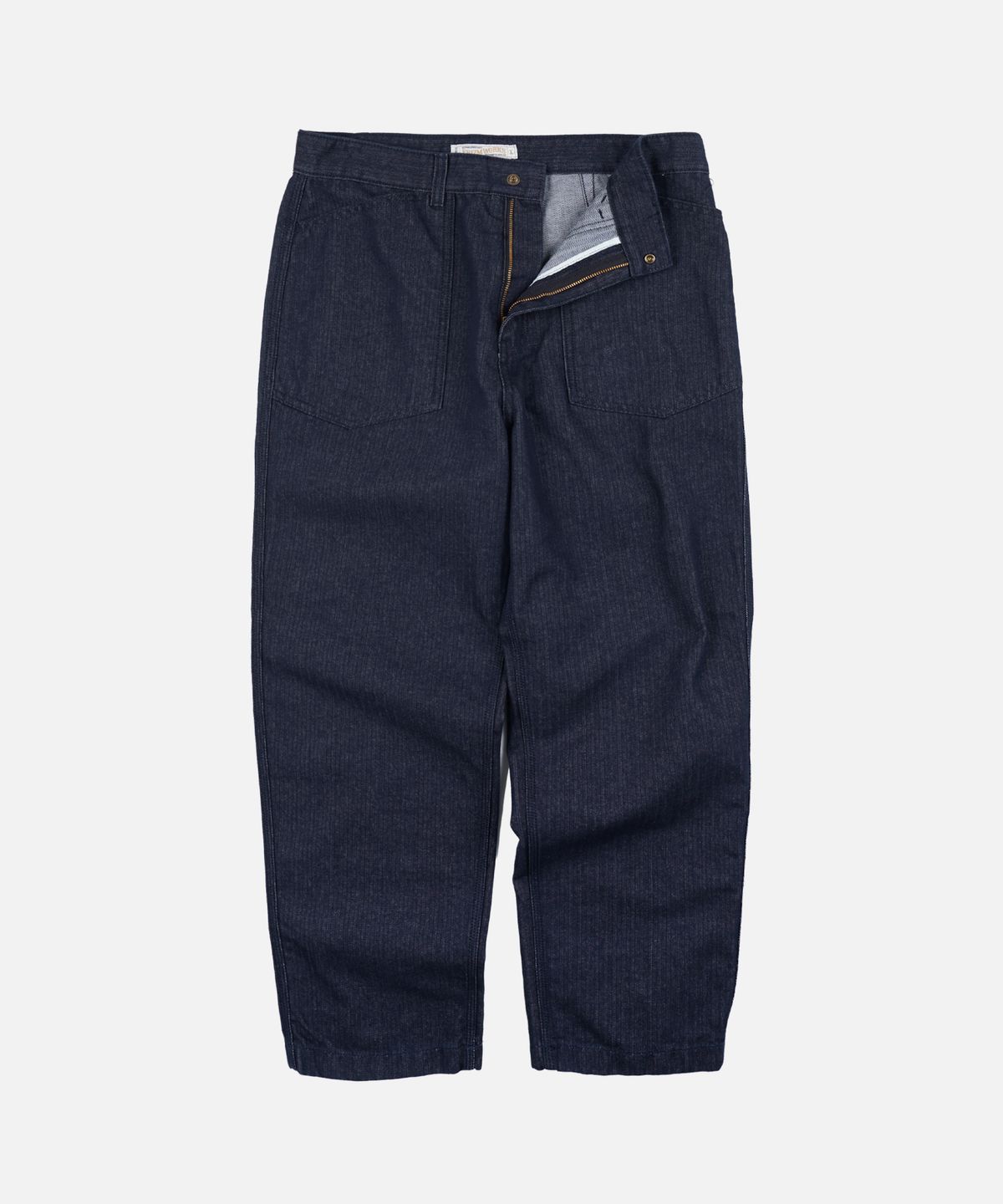 프리즘웍스(FRIZMWORKS) ARMY DENIM FATIGUE PANTS _ INDIGO