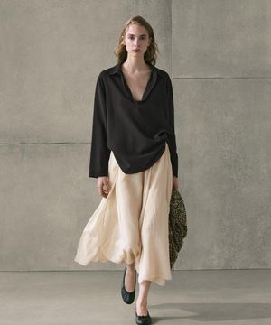 플루이드 라미 미디 스커트