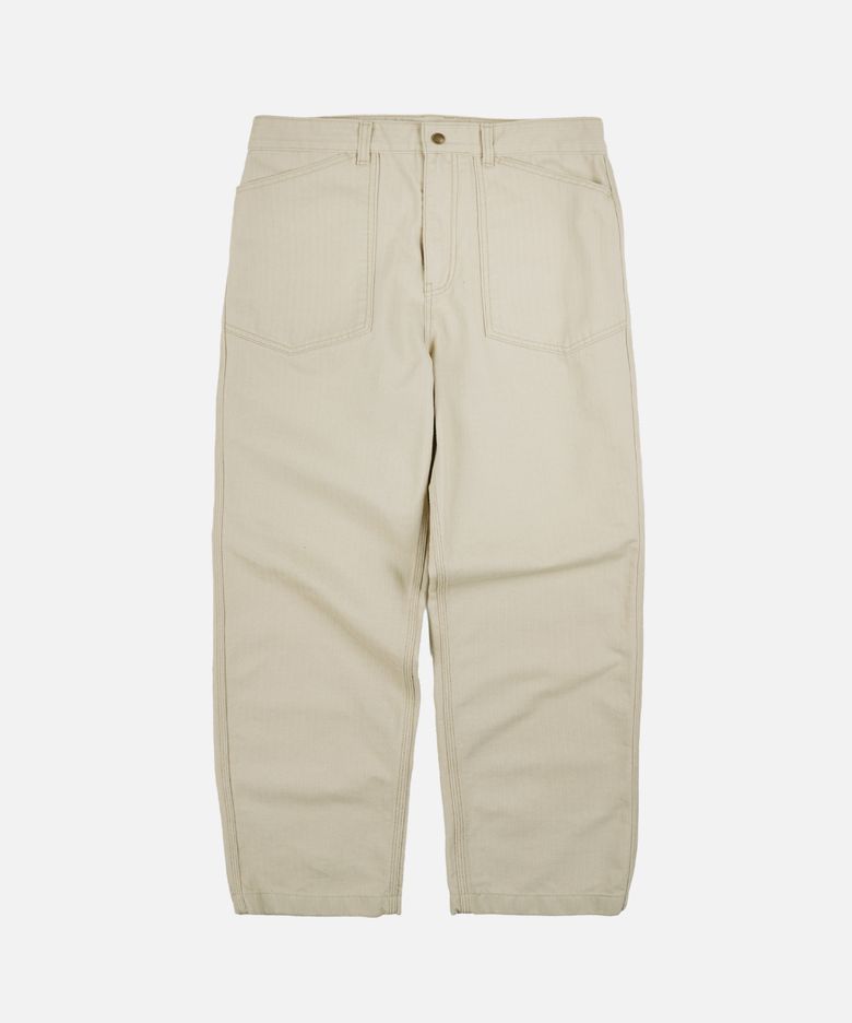 ARMY DENIM FATIGUE PANTS _ BEIGE
