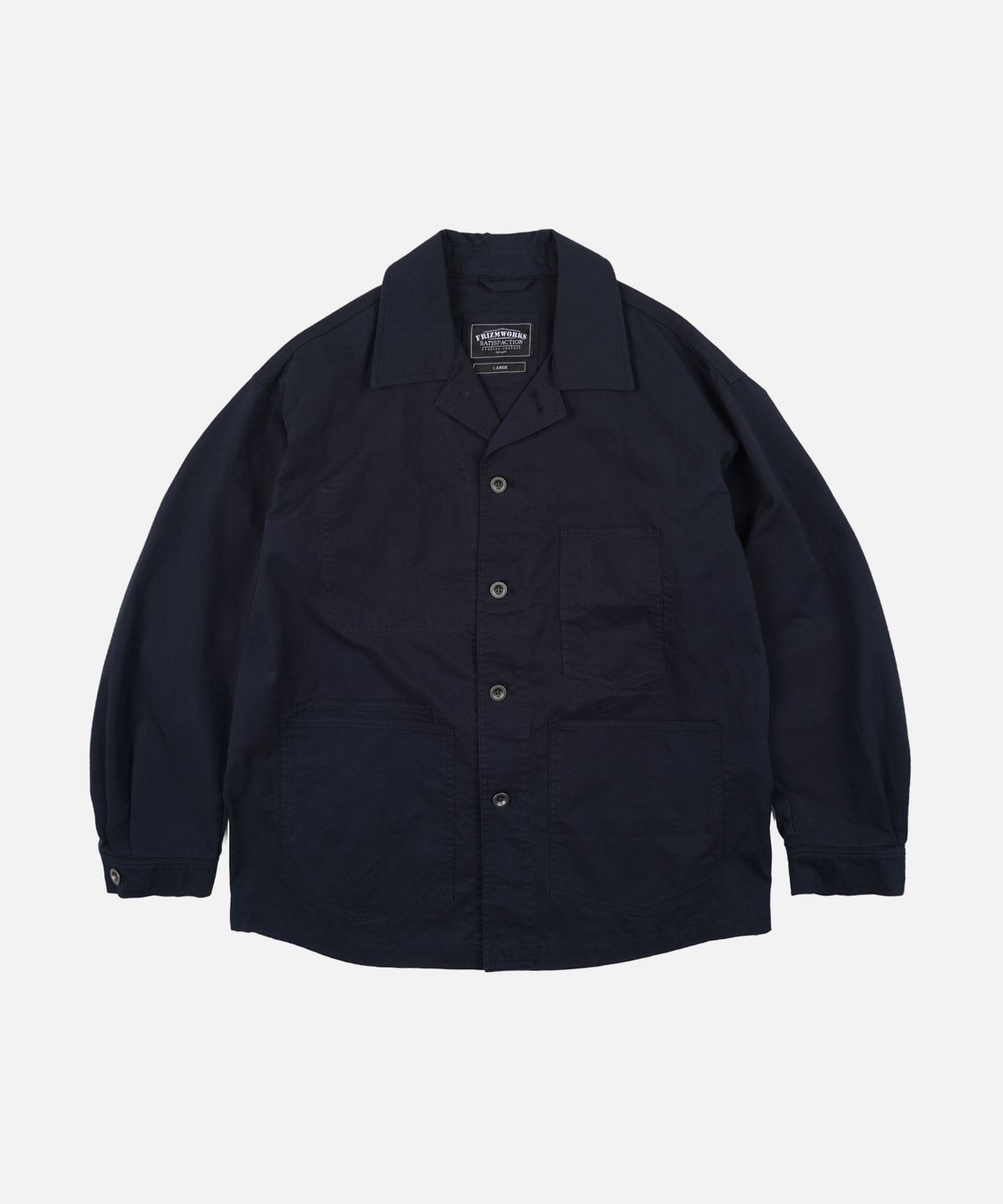 프리즘웍스(FRIZMWORKS) RELAXED COVERALL JACKET _ DARK NAVY