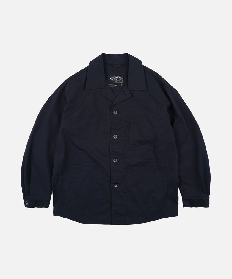 RELAXED COVERALL JACKET _ DARK NAVY