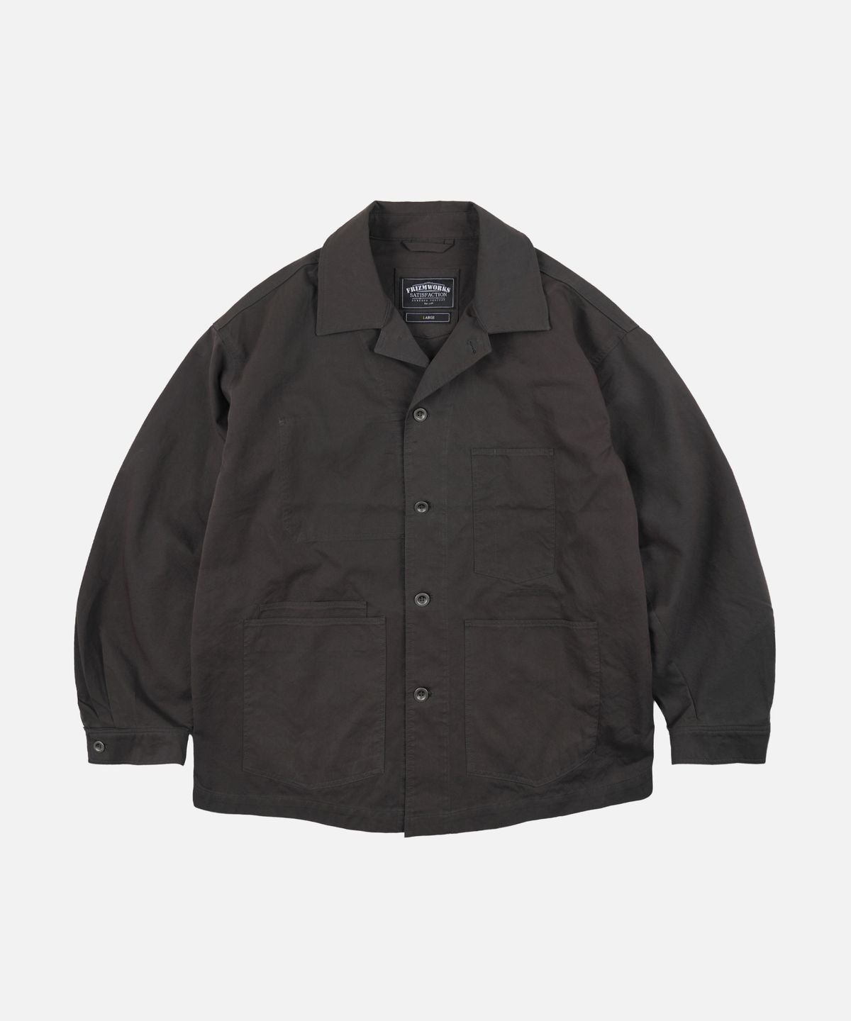 프리즘웍스(FRIZMWORKS) RELAXED COVERALL JACKET _ CHARCOAL