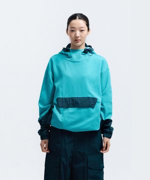 WM 남녀공용 와플 후드 티셔츠 8UTBS26103LTE