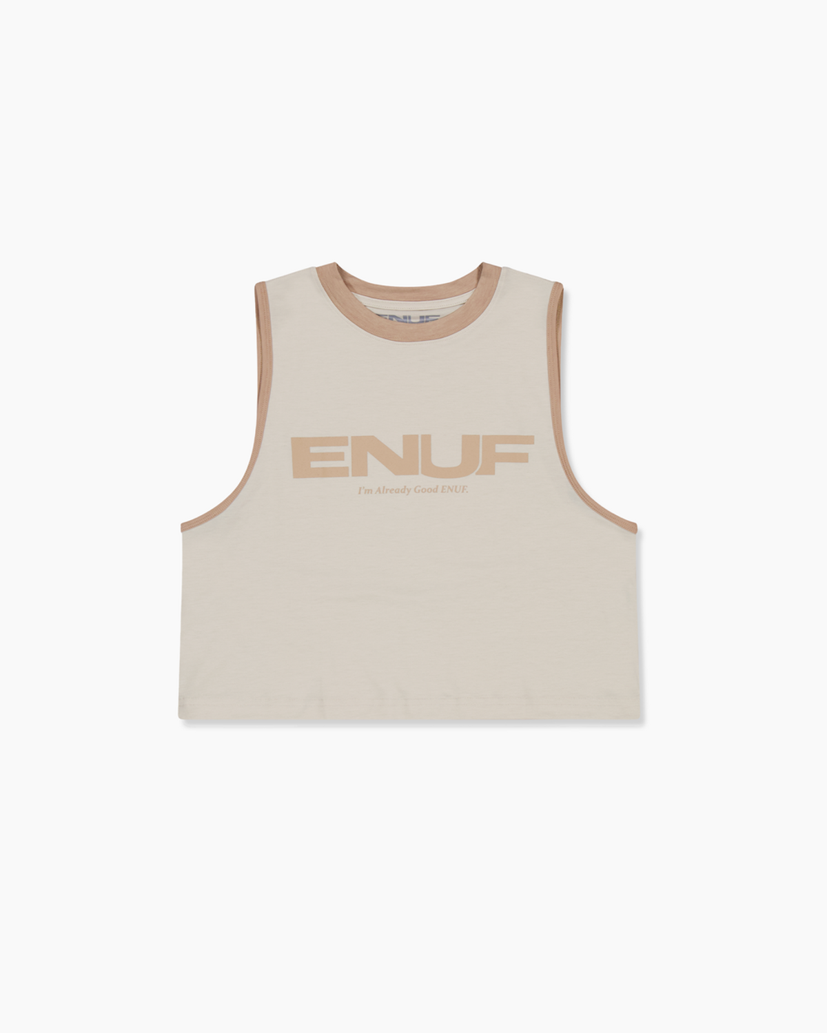 이너프(ENUF) ENUF 크림치즈 민소매크롭