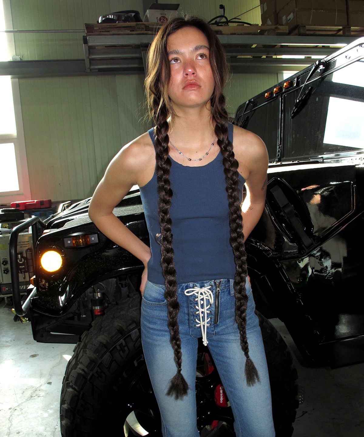 센토르(CENTAUR.KR) STANDARD SOLID TANK TOP_NAVY