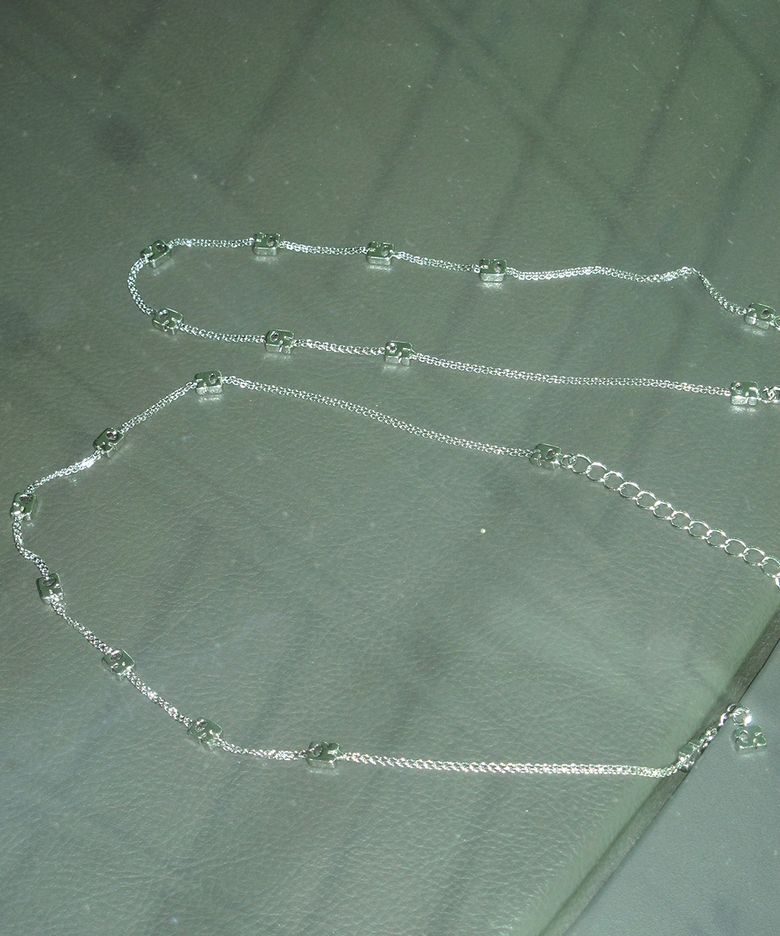 CENTAUR EMBLEM NECKLACE_SILVER