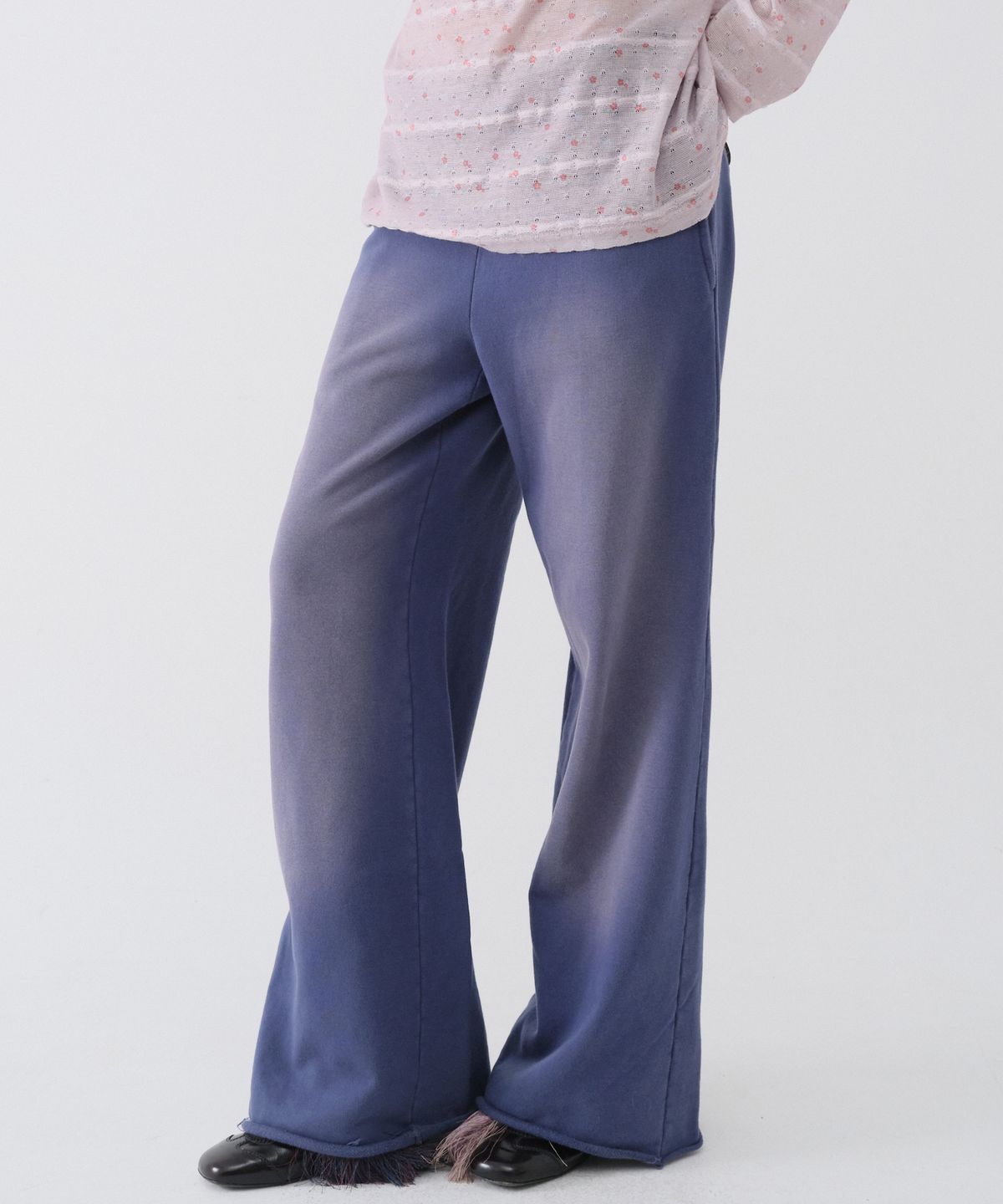 센토르(CENTAUR.KR) TURN-UP WASHED SWEATPANTS_NAVY