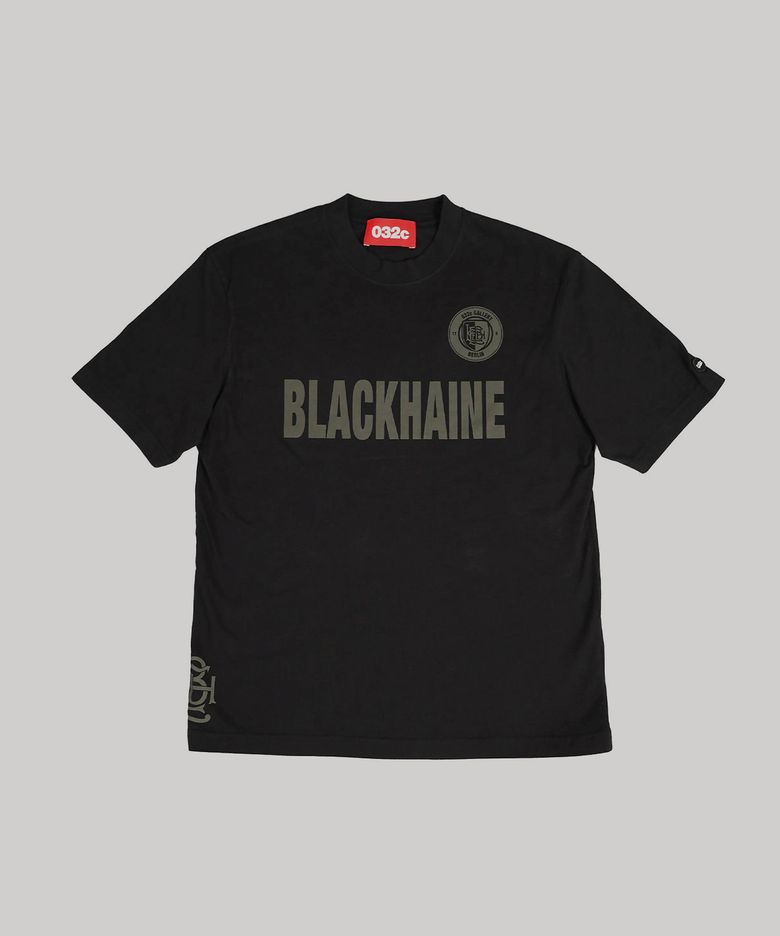(U) 블랙헤인 워크숍 티셔츠 블랙 BLACKHAINE WORKSHOP T-SHIRT BLACK