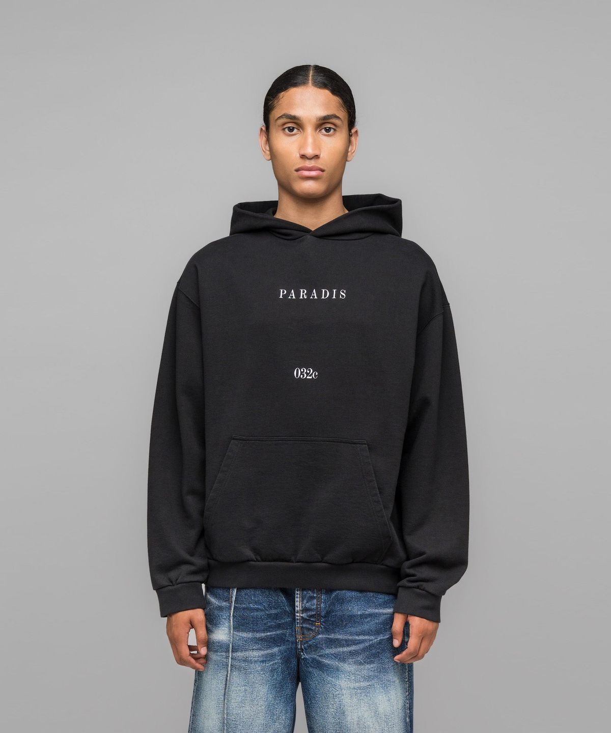 032씨(032C) (U) 아일랜드 후디 블랙 BUY ME AN ISLAND HOODIE BLACK