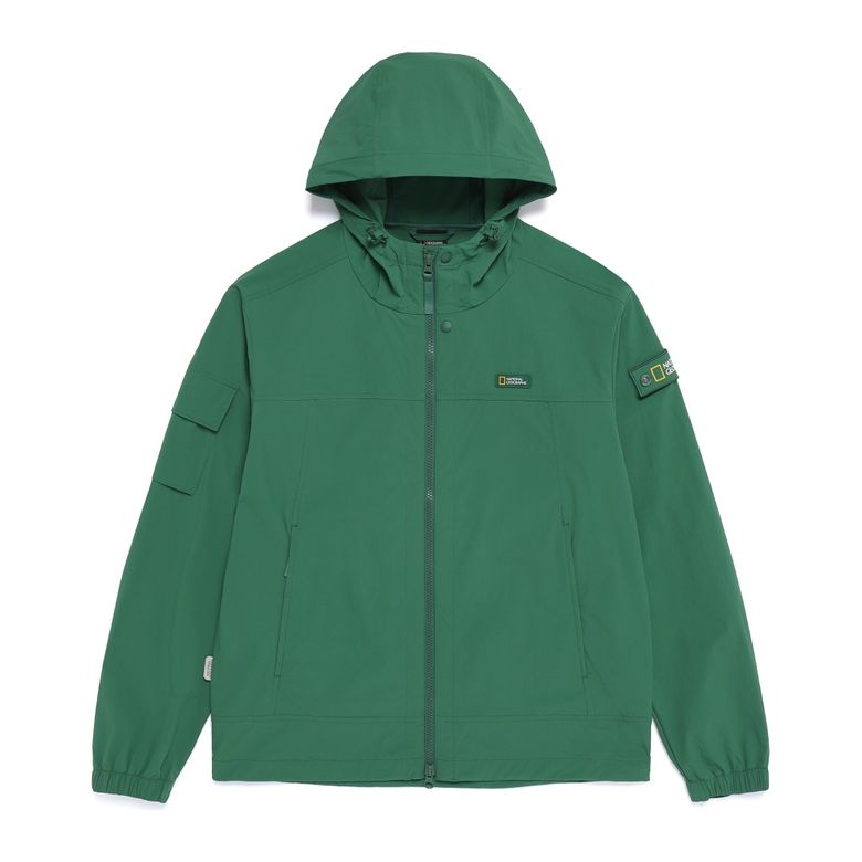 N262UFT940 아델리 냉감 스트레치 세미오버핏 후드 풀집업 점퍼 GREEN HILLS