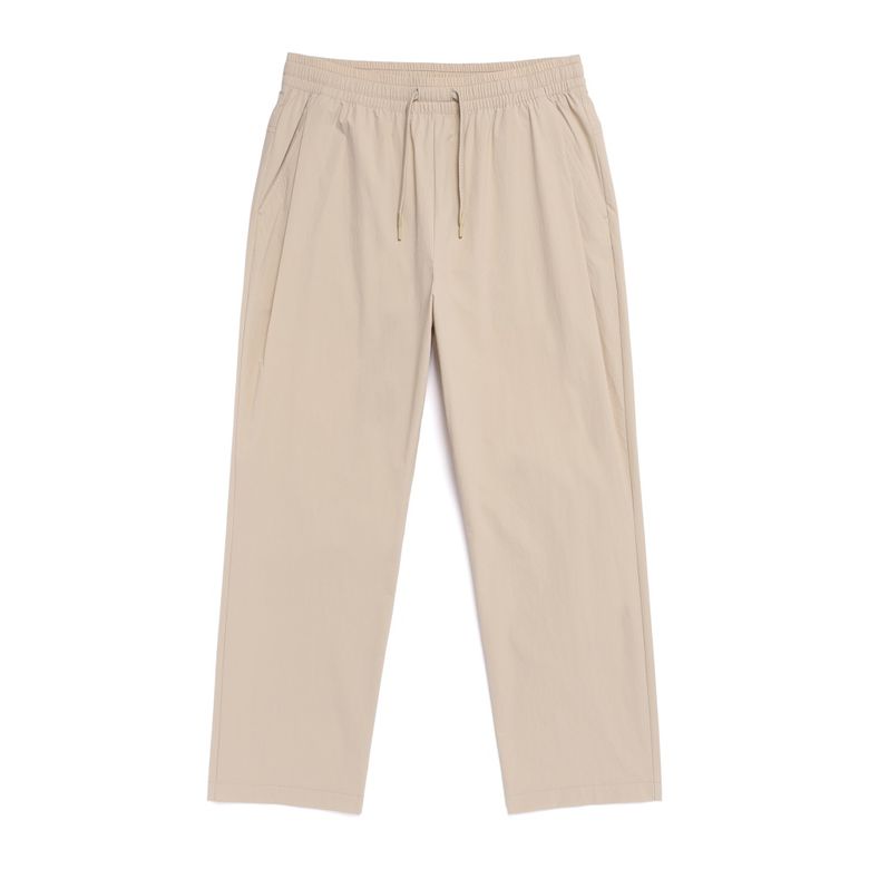 N262UPT141 아델리 냉감 스트레치 원턱 세미오버핏 테이퍼드 팬츠 L/BEIGE