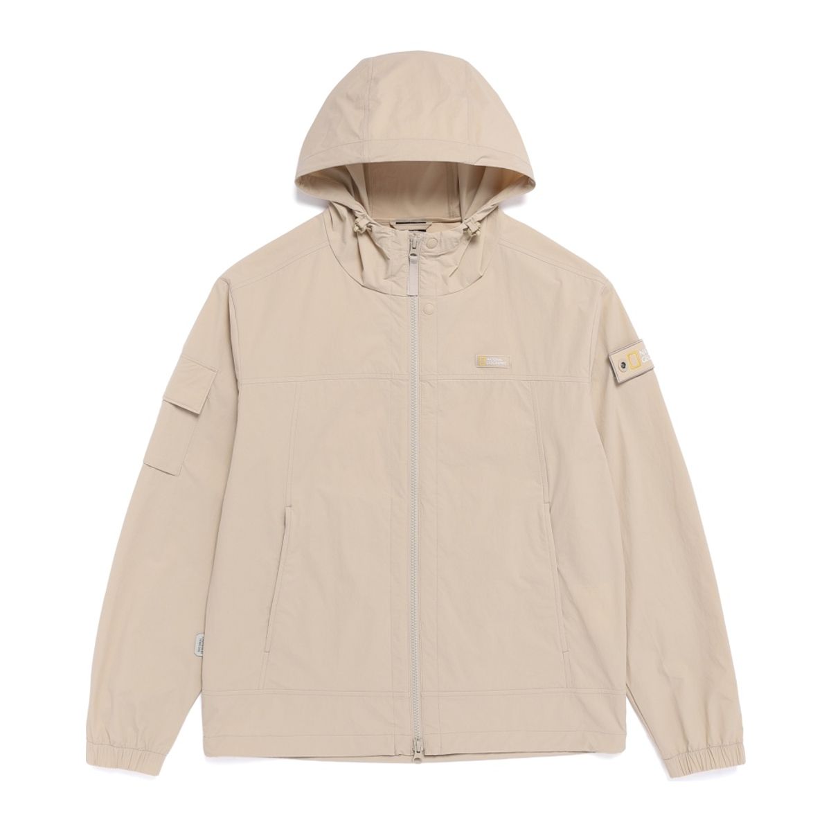 내셔널지오그래픽(NATIONALGEOGRAPHIC) N262UFT940 아델리 냉감 스트레치 세미오버핏 후드 풀집업 점퍼 L/BEIGE