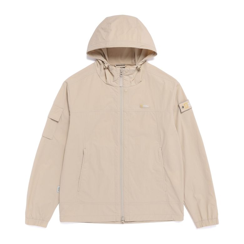 N262UFT940 아델리 냉감 스트레치 세미오버핏 후드 풀집업 점퍼 L/BEIGE