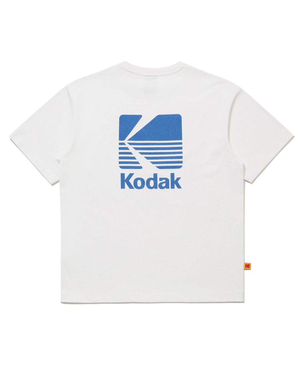 코닥(KODAK) 빅로고 코튼 반팔 티셔츠 WHITE