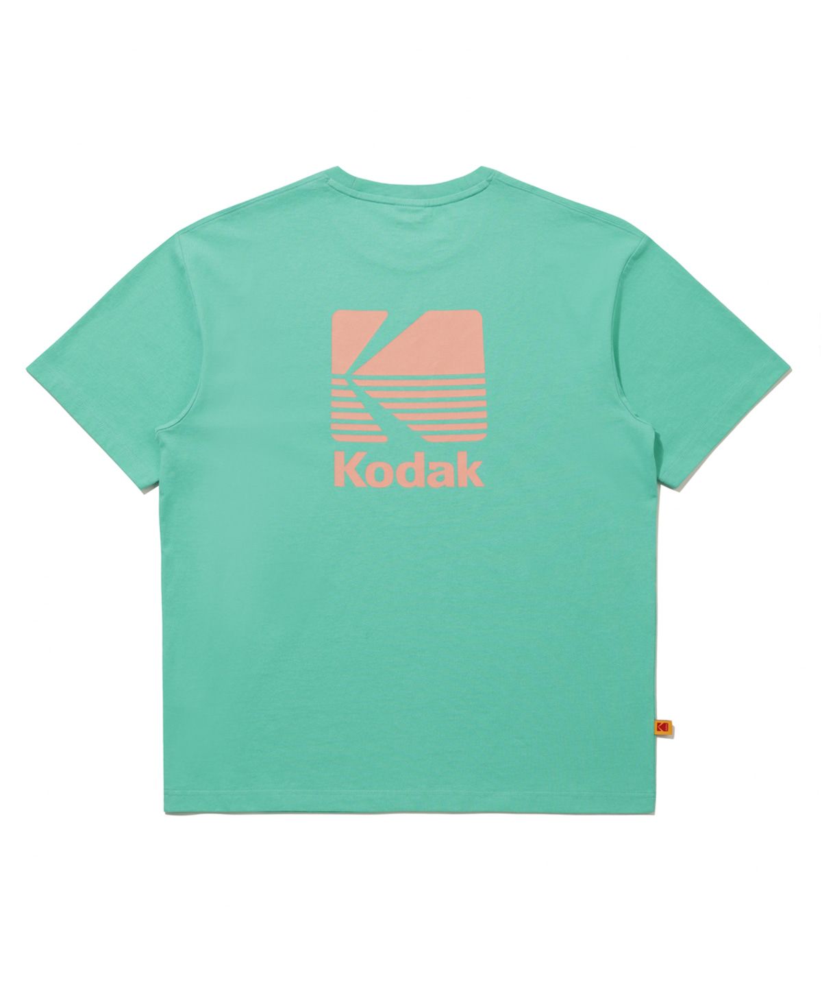 코닥(KODAK) 빅로고 코튼 반팔 티셔츠 GREEN