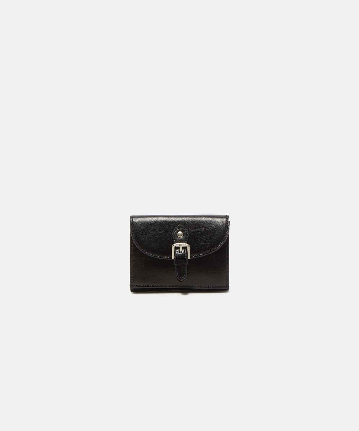 쿠론(COURONNE) Bottony Buckle Half Wallet_RCWFX26143BKX