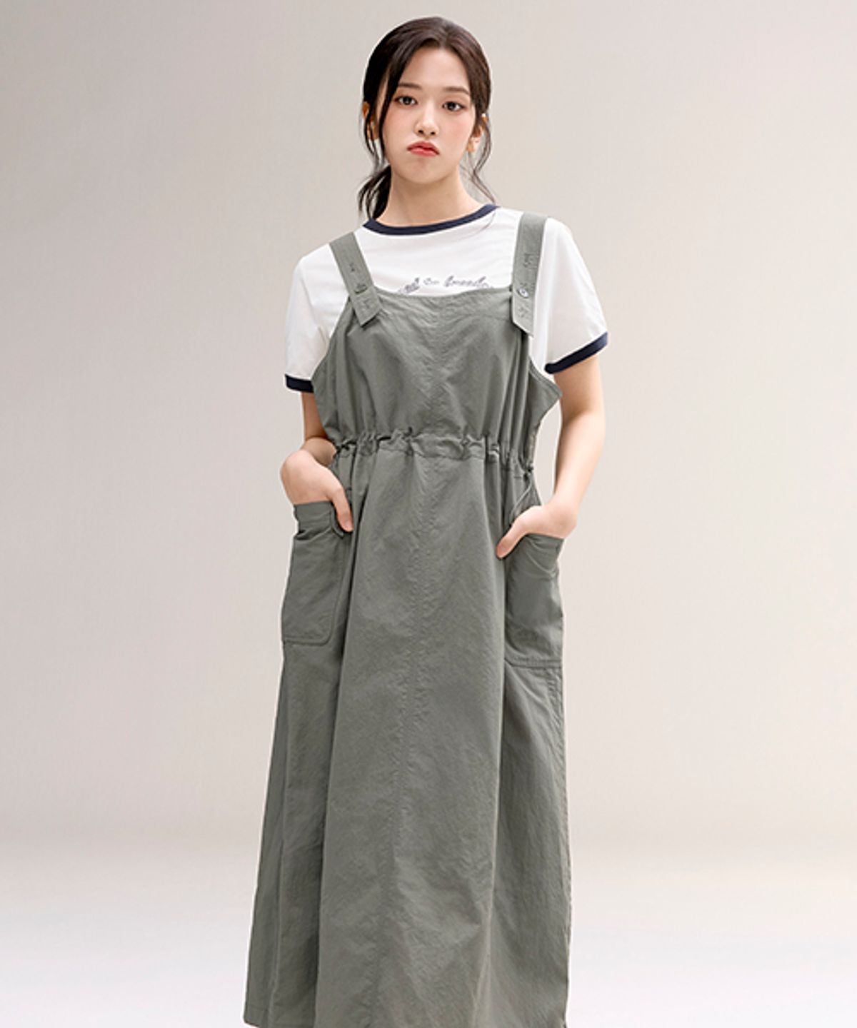 네파(NEPA) 7M42865 여성 브리즈 오버롤 원피스