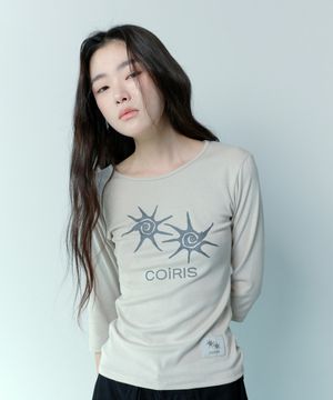 르안 7부 티 (3컬러)