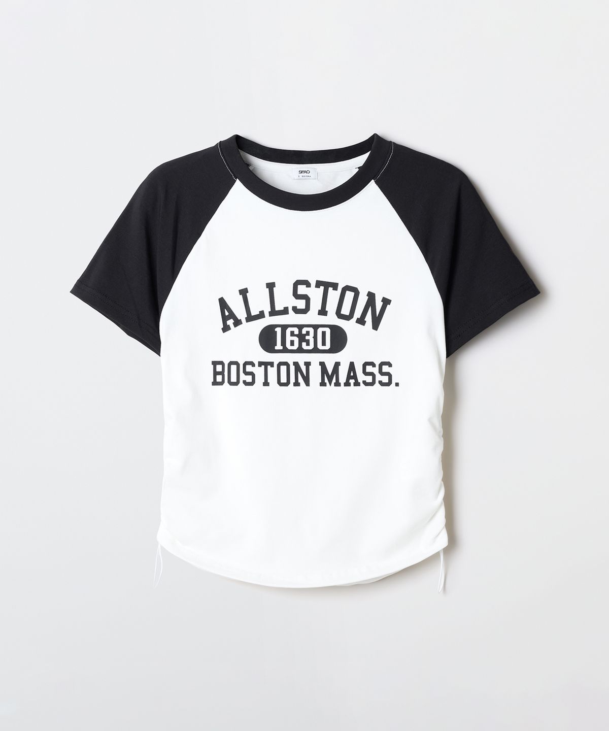 스파오(SPAO) ALLSTON 래글런 셔링 반팔티_SPRPG24G55