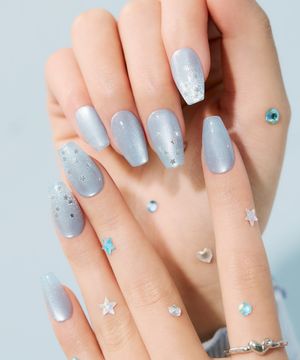 데싱디바 매직프레스 스텔라 마린(코핀) 네일팁