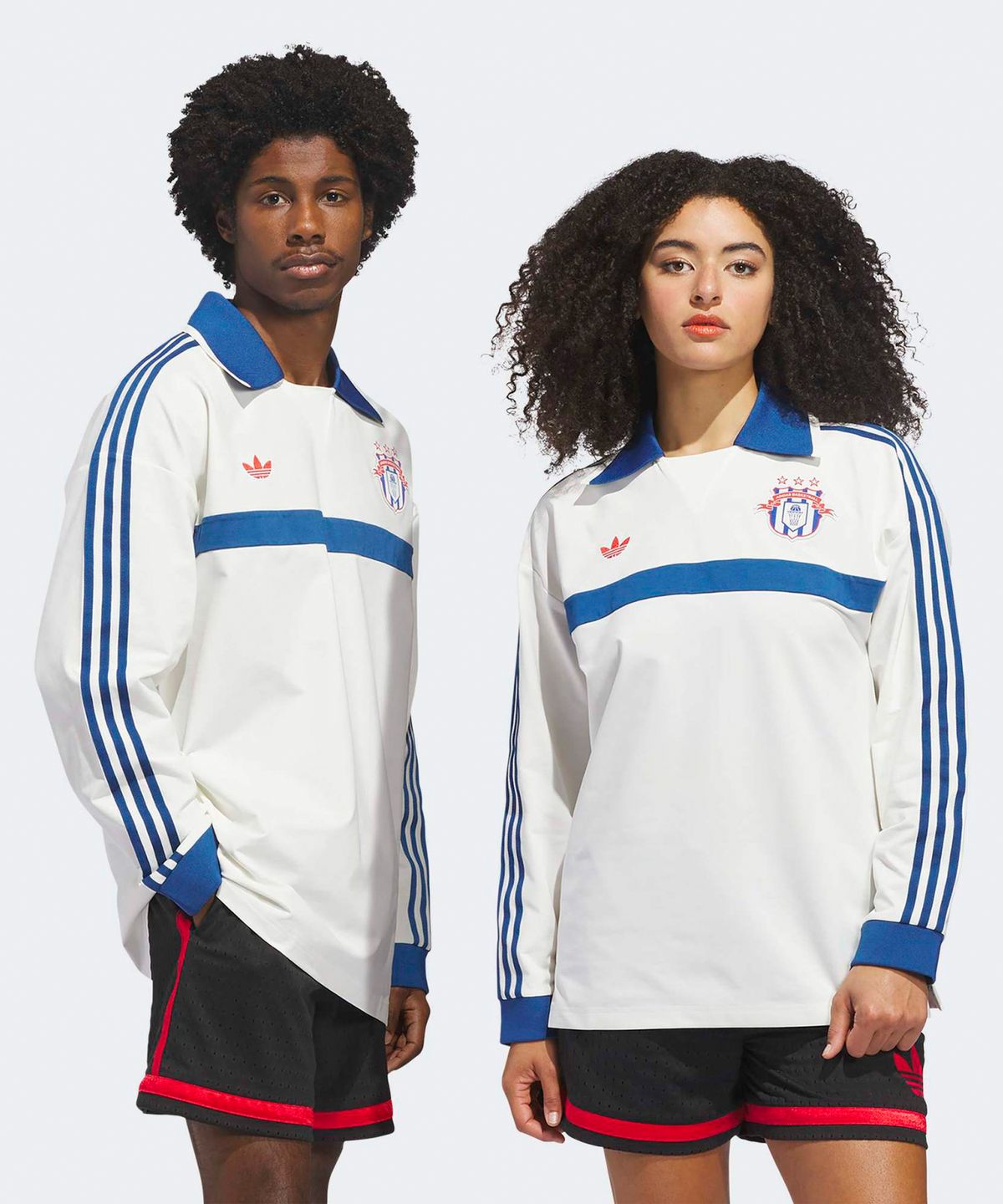 아디다스(ADIDAS) 럭비 폴로 셔츠 - 화이트 / KB7521
