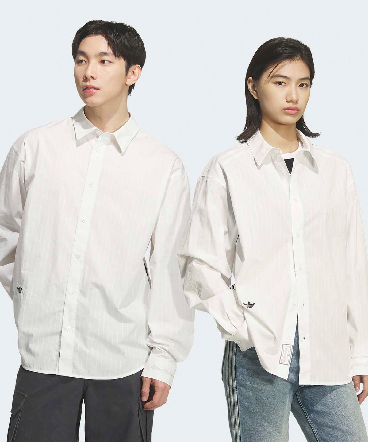아디다스(ADIDAS) DLXC U 롱 슬리브 셔츠 - 화이트 / KS5309