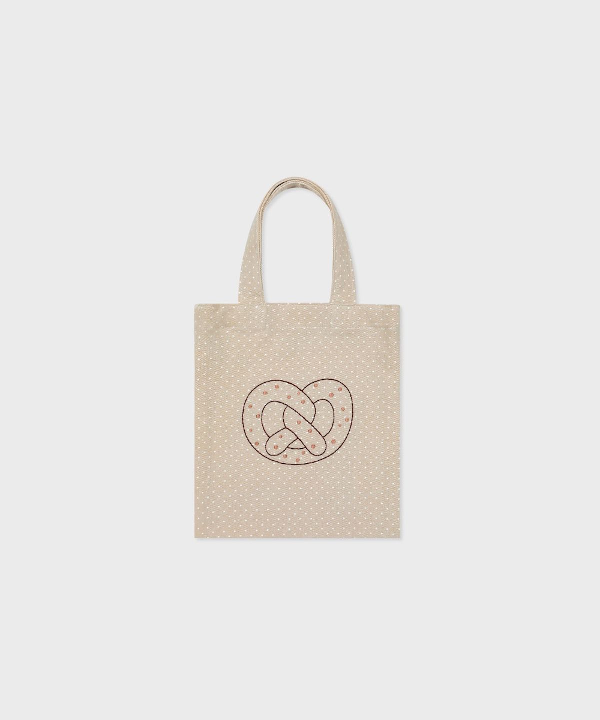삭스어필(SOCKS APPEAL) mini bag pretzel beige dot