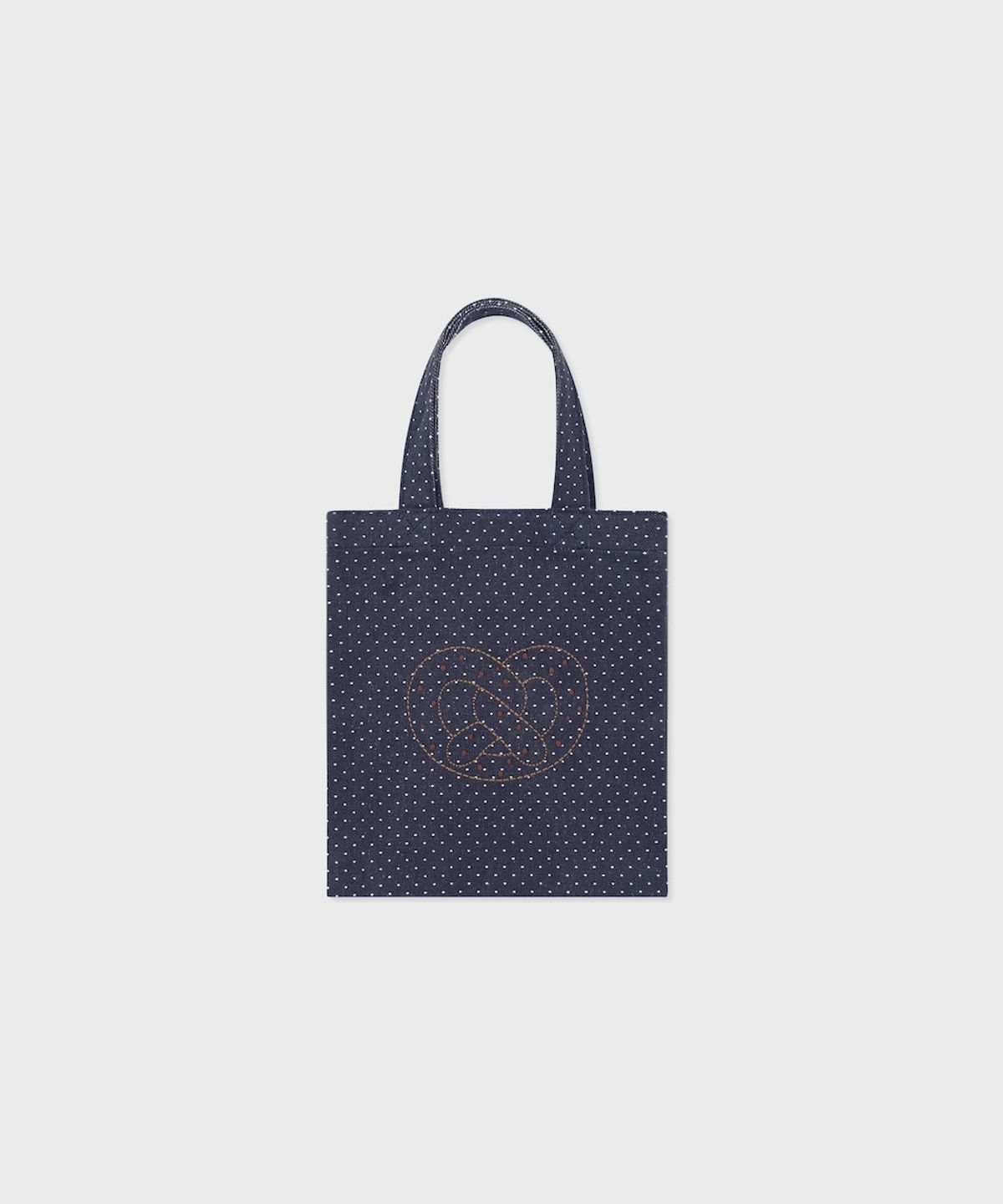 삭스어필(SOCKS APPEAL) mini bag pretzel navy dot