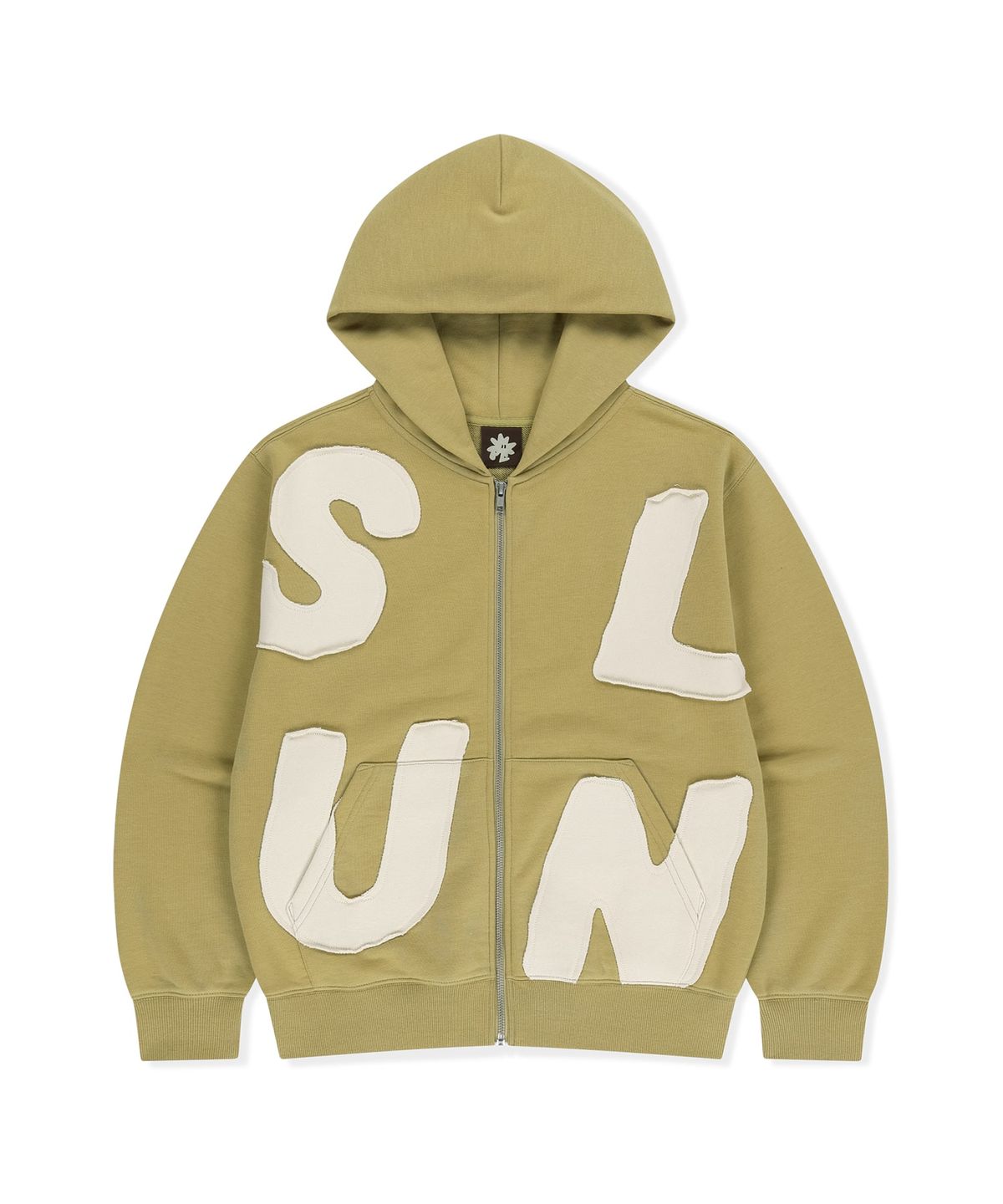 썬러브투어(SUNLOVETOUR) Capital Zip Up Hoodie Mustard
