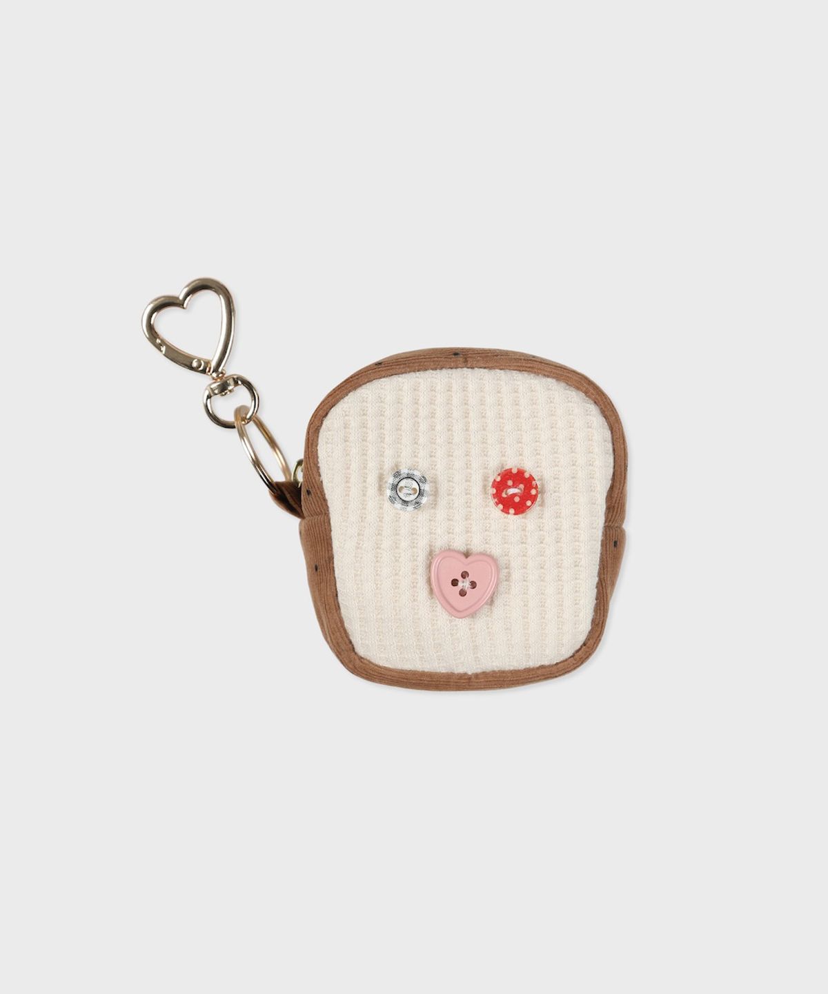 삭스어필(SOCKS APPEAL) pouch keyring white bread
