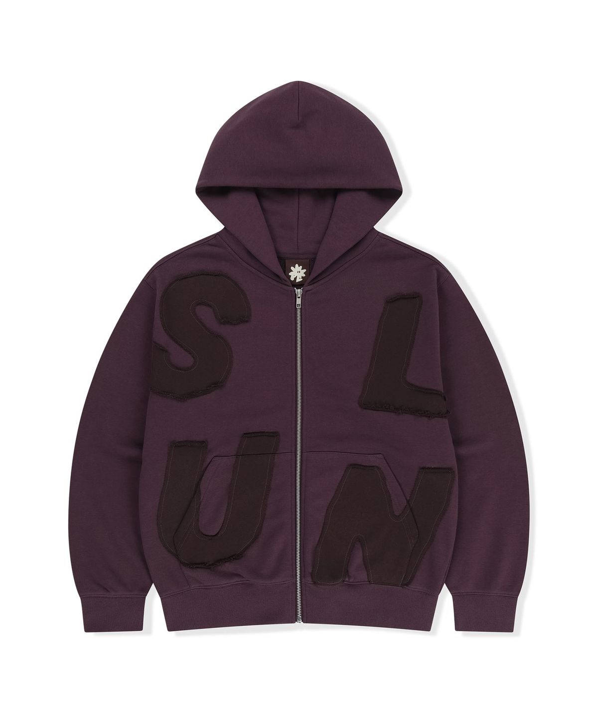 썬러브투어(SUNLOVETOUR) Capital Zip Up Hoodie Burgundy