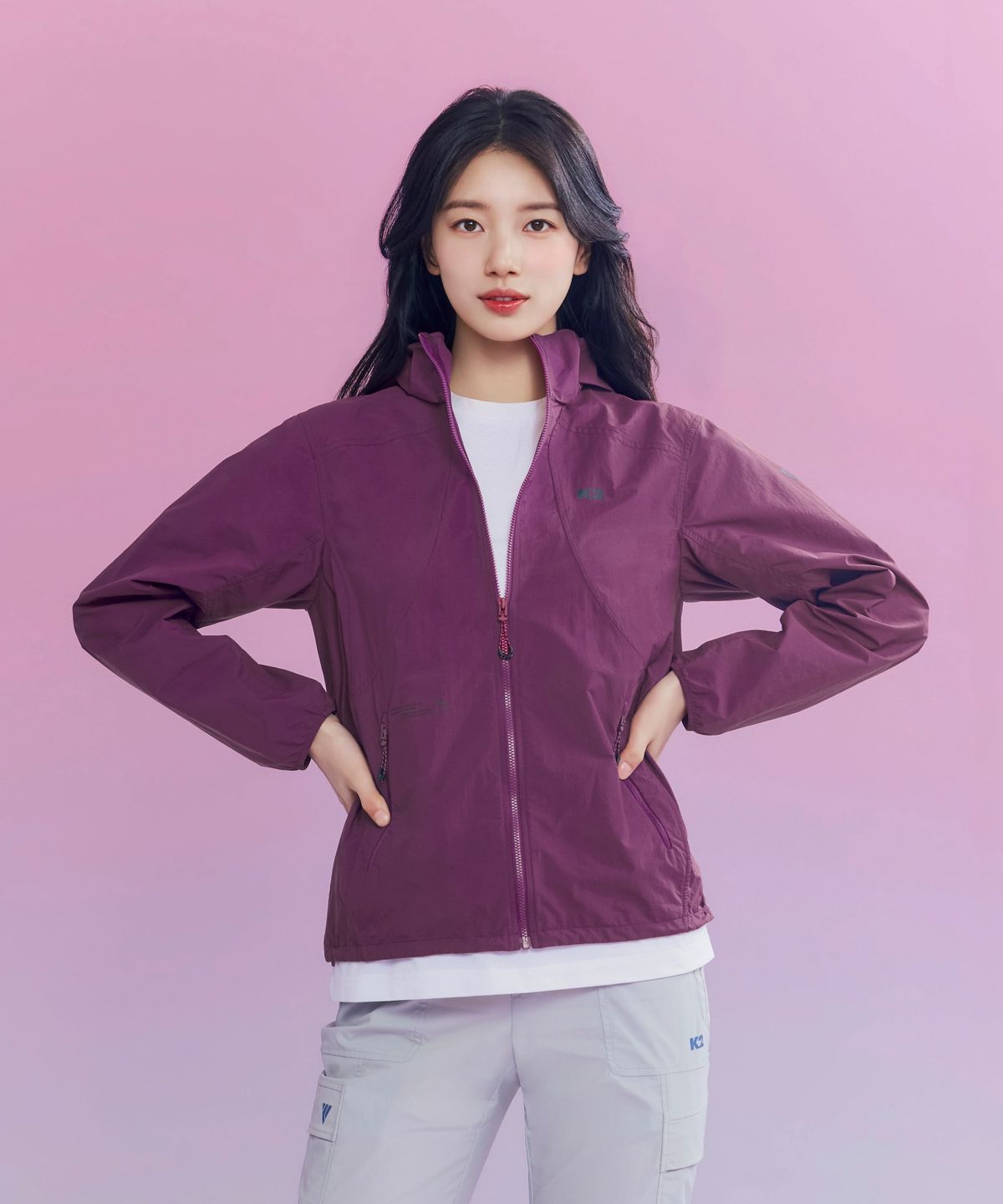 케이투(K2) KTR 트라이스톤(TRISTONE) 바람막이 자켓 W_RED PURPLE