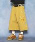 GP187 아이콘팩 코튼 버뮤다 팬츠 (YELLOW)