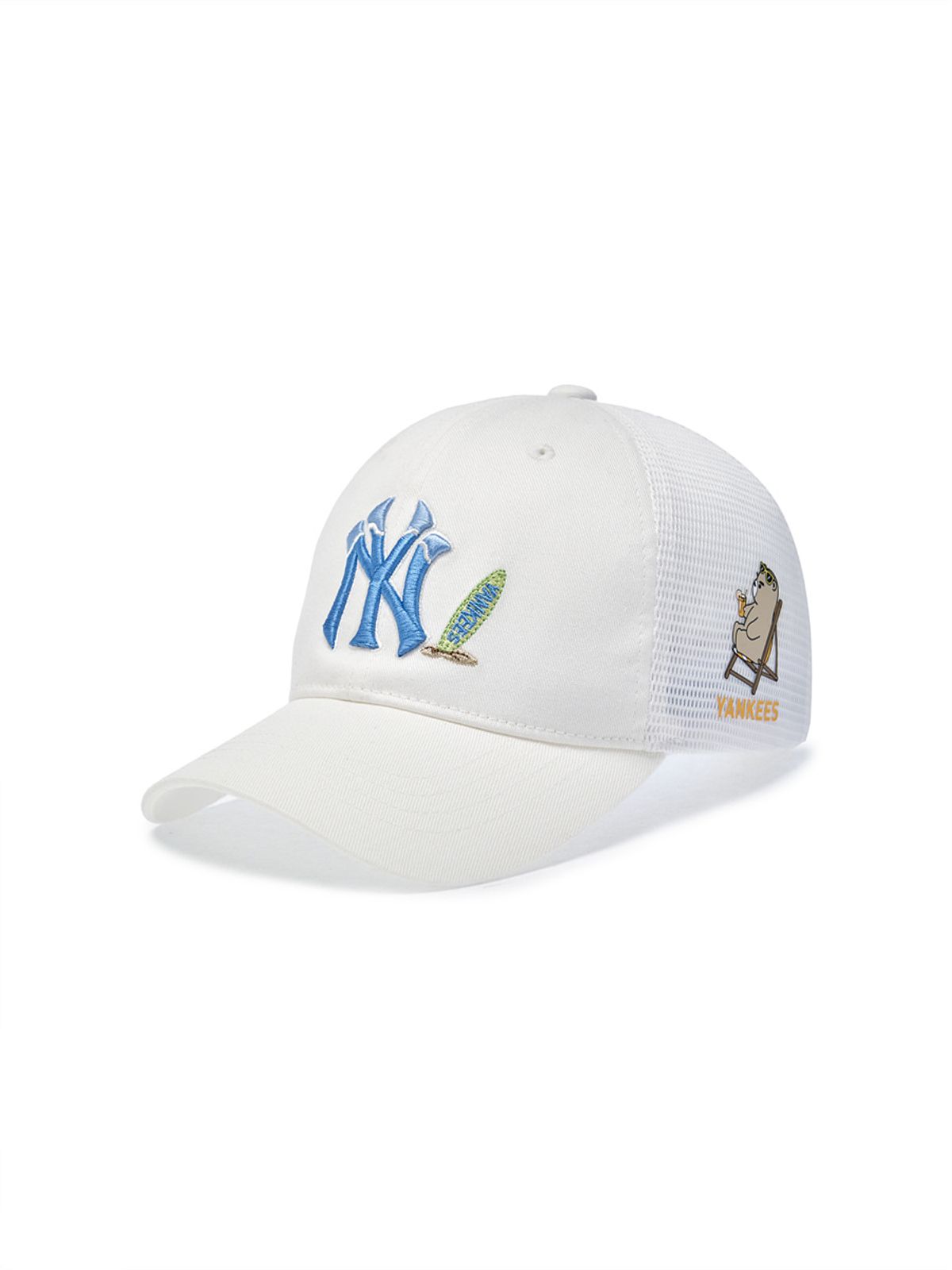 엠엘비 키즈(MLB KIDS) 라이크 썸머 에이스 메쉬캡 NY (Ivory)