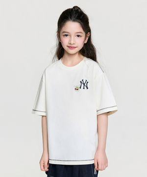 스트릿  모노래빗 썸머 아트웍 티셔츠 NY (L.Beige)