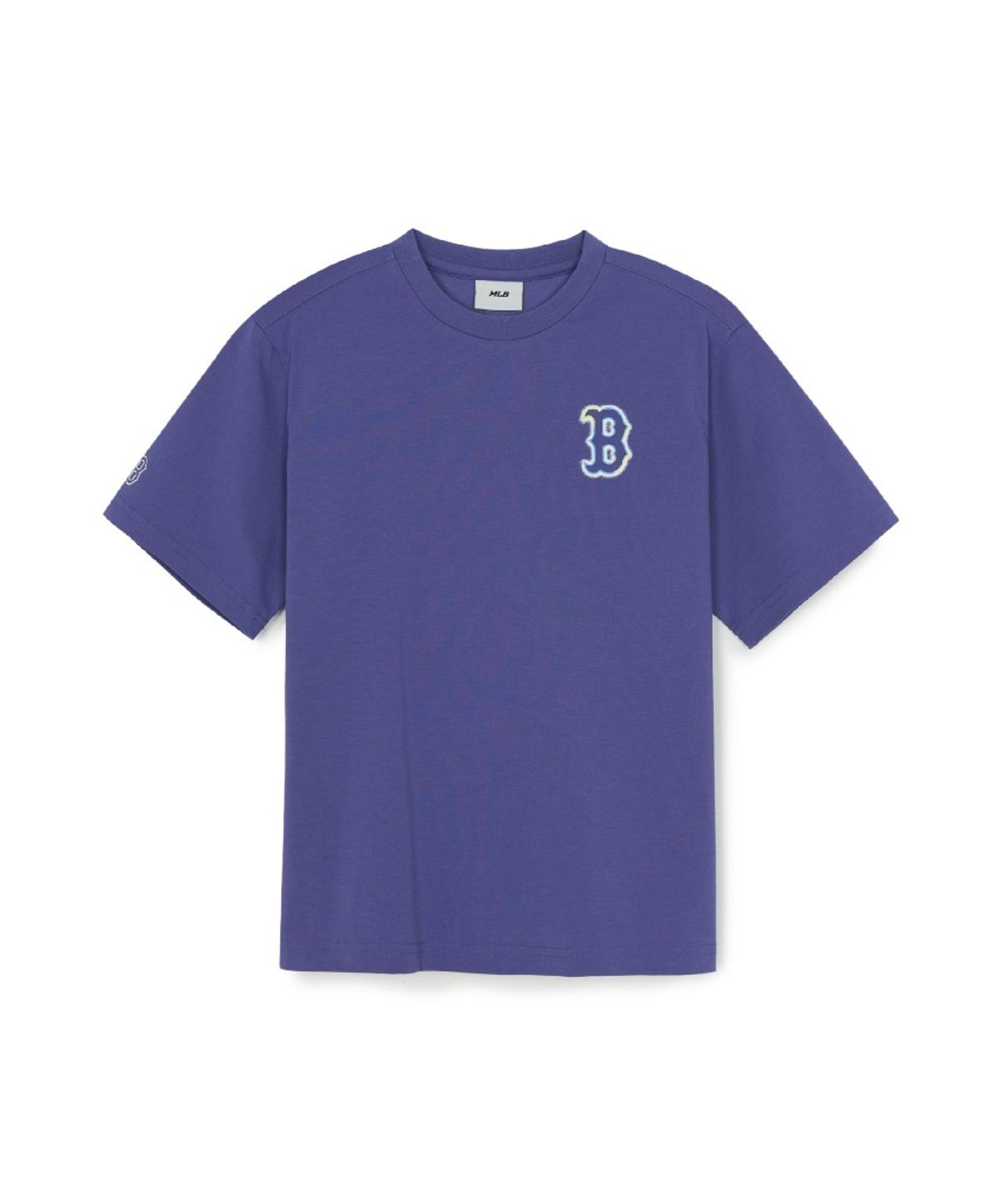 엠엘비 키즈(MLB KIDS) 스트릿 메가베어 라인 아트웍 티셔츠 BOS (D.Violet)