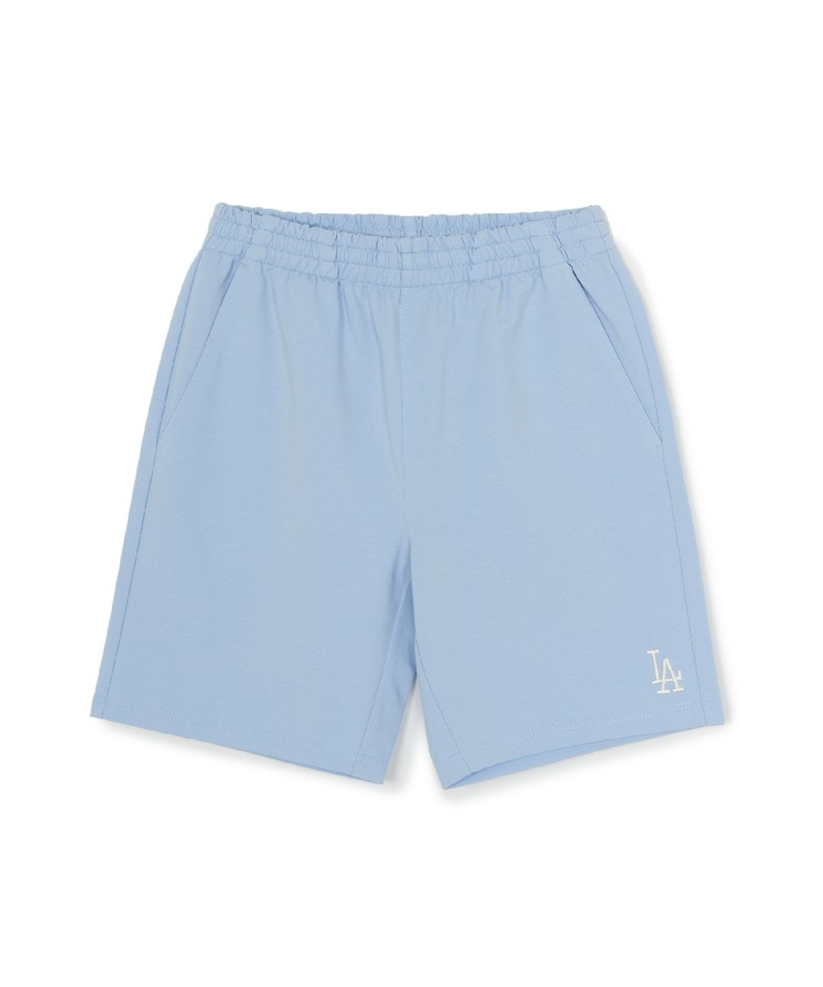 엠엘비 키즈(MLB KIDS) 베이직 스몰로고 반바지 LA (Sky blue)