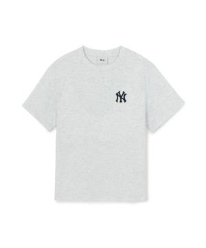 베이직 스포티브 스몰로고 티셔츠 NY (L.Melange Grey)