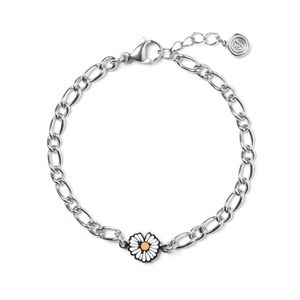 희망의 데이지팬던트 1by1체인팔찌 (C2503AC1319_SV)