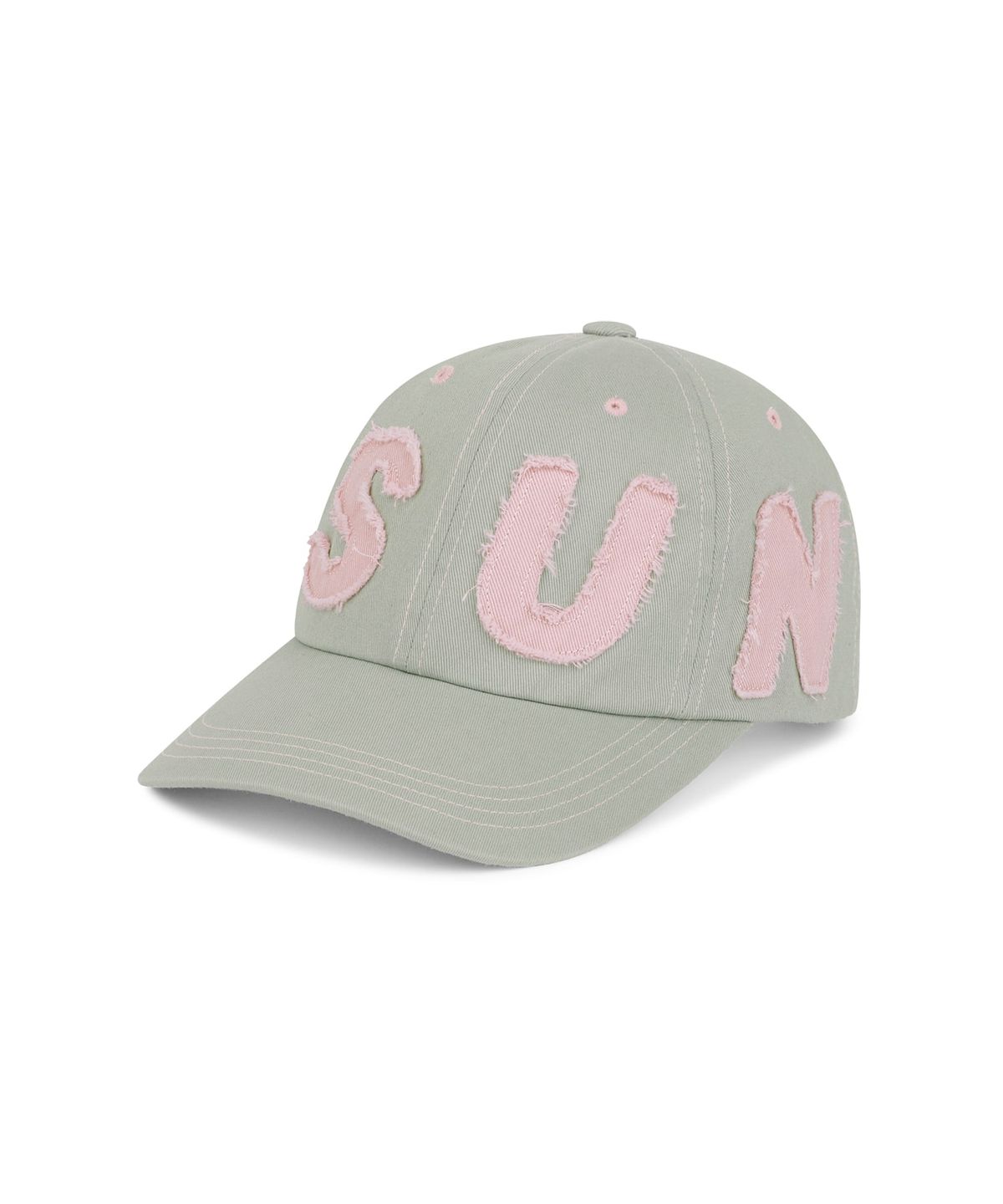 썬러브투어(SUNLOVETOUR) Cut Off Capital Cap Grey/Pink