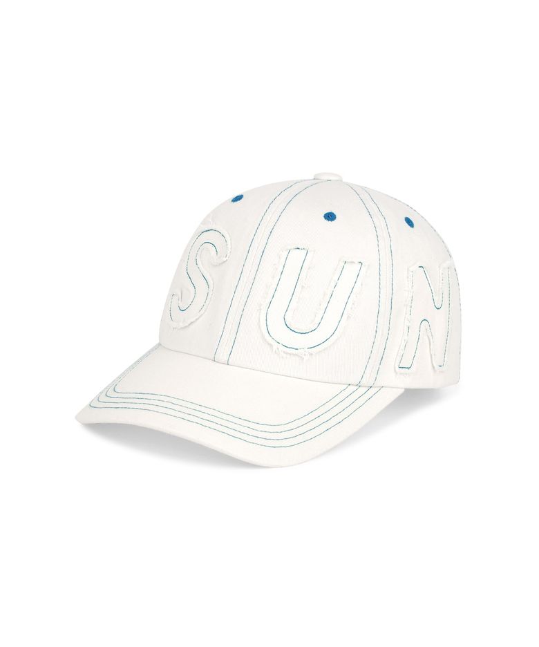 Cut Off Capital Cap White