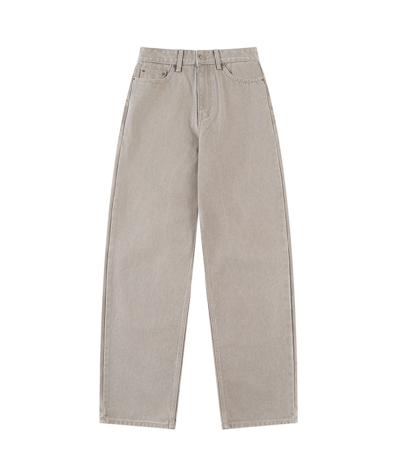 SIJN6111 발란스 커브드 컬러 데님_Vintage beige