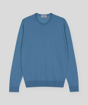 HATFIELD Sea Island Cotton Round Neck Seasonal 10 Colors