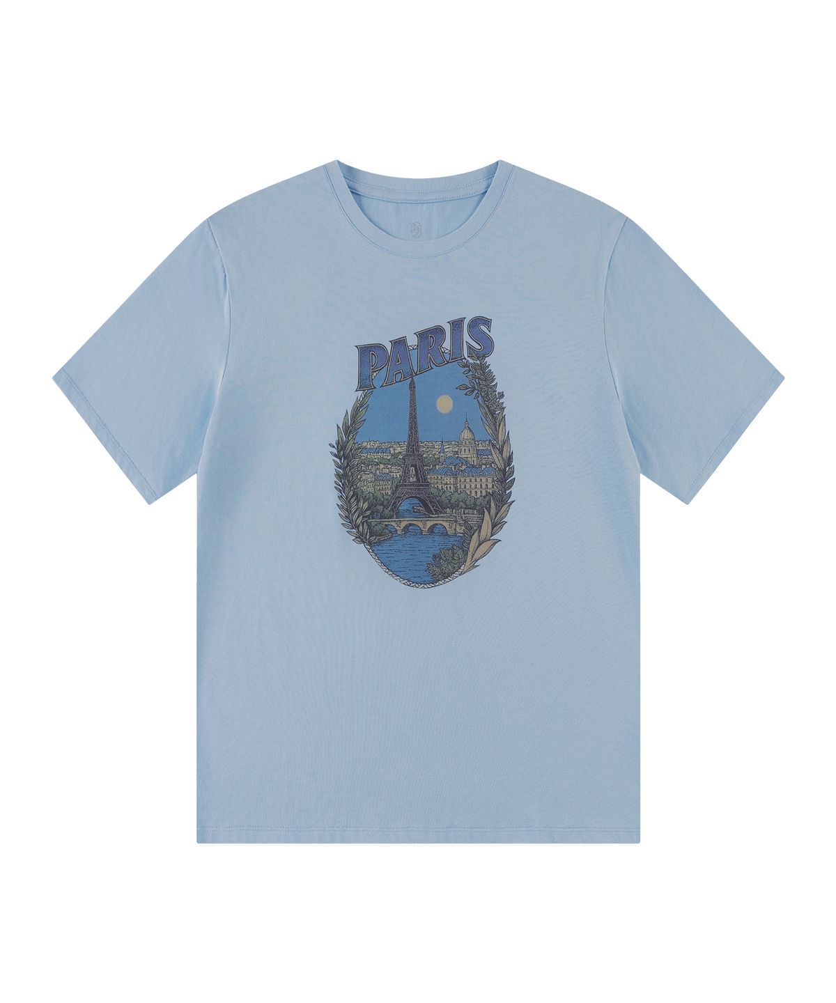 시야쥬(SIYAZU) SITP5262 PARIS 반팔 티셔츠_Pale blue