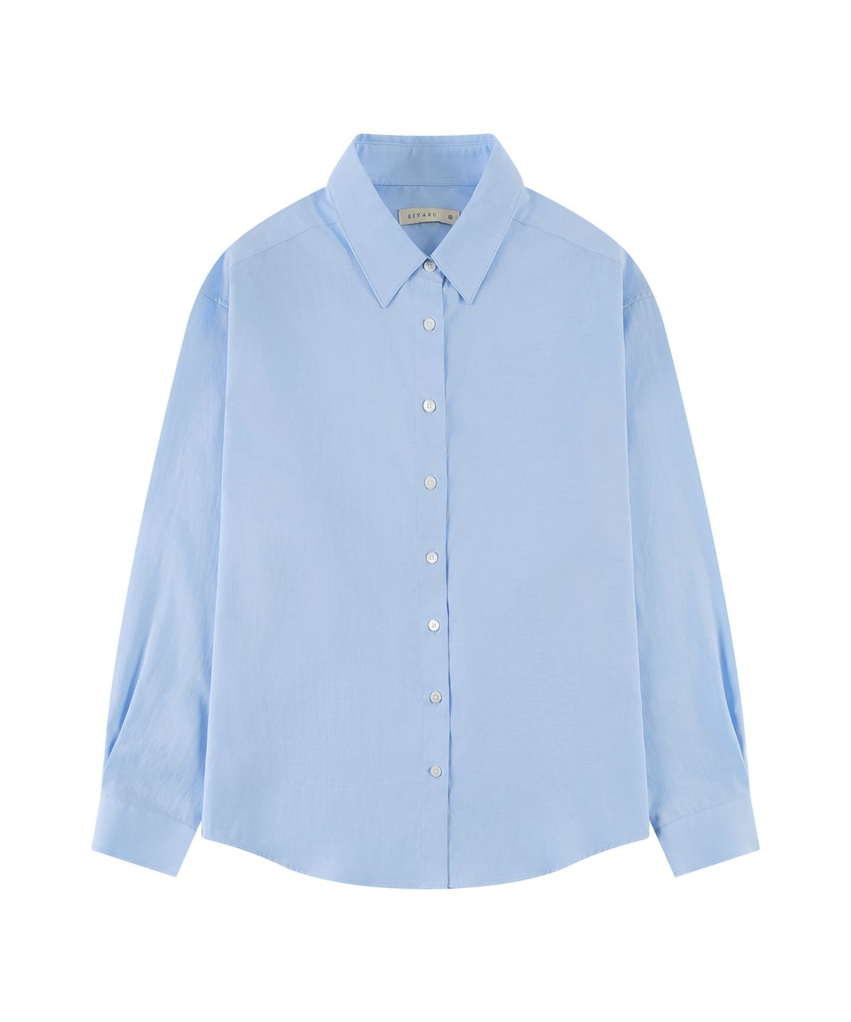 시야쥬(SIYAZU) SITP5258 루즈 핏 리에르 셔츠_Sky blue