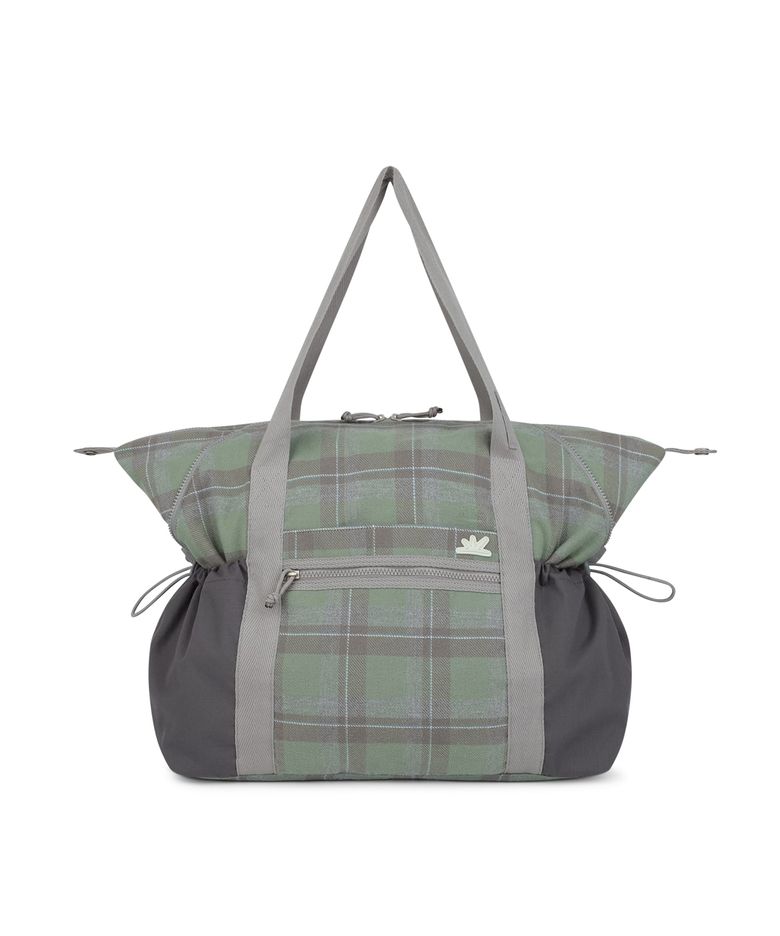 Cabin Big Tote Green Plaid