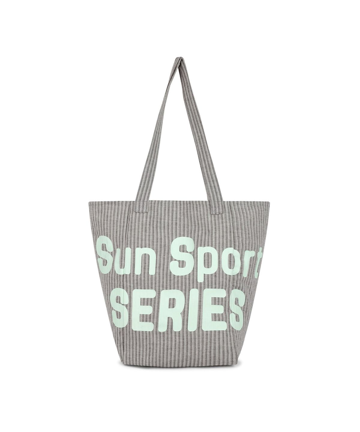 썬러브투어(SUNLOVETOUR) SSS Cotton Tote Grey Stripe