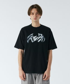 [UNISEX] 오버핏 코튼 숏 슬리브 - 블랙